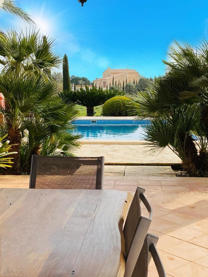 Moderne Finca Can Vicento - Heizung - Pizzaofen Porto Cristo Exterior foto